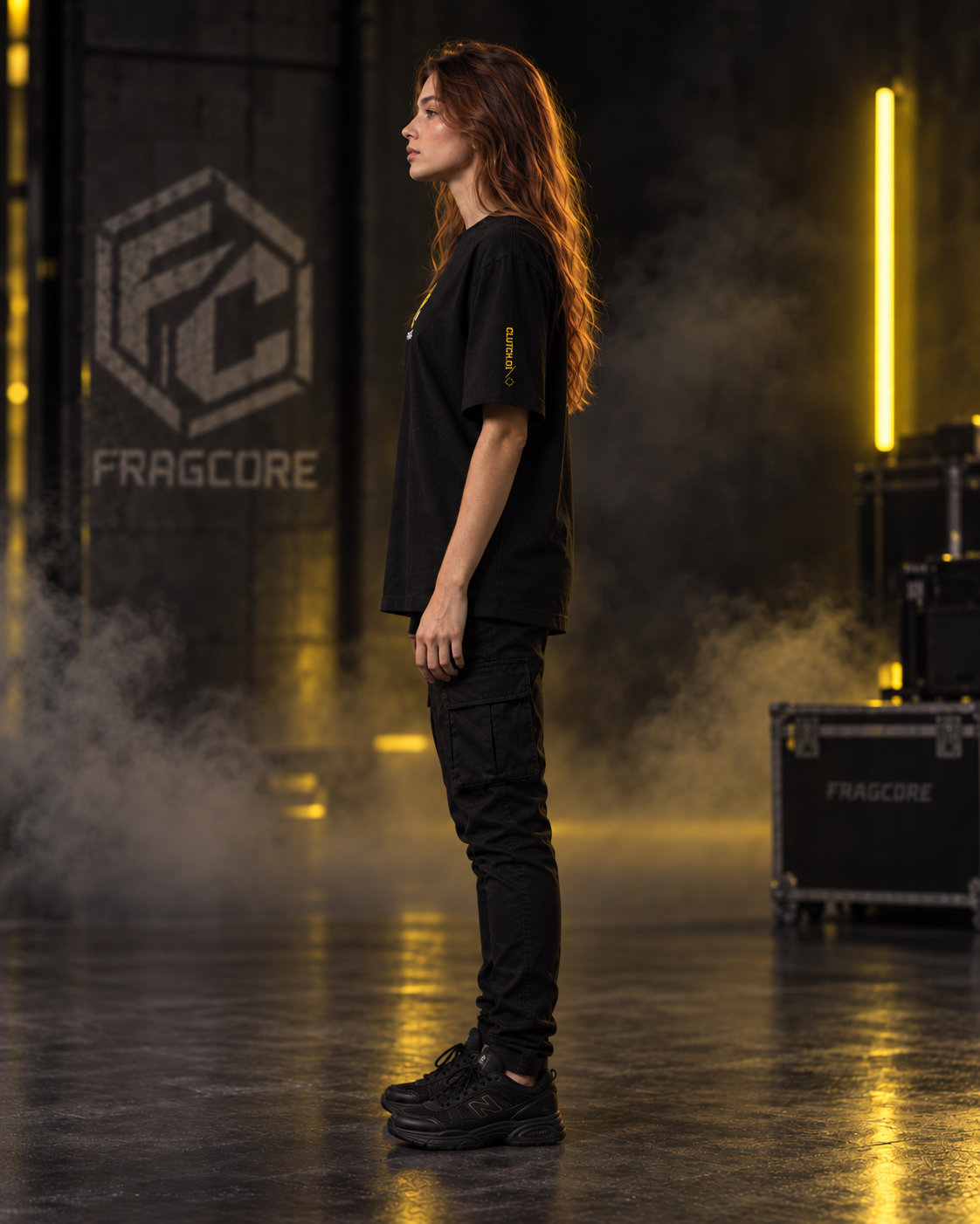 Playera Oversize FRAGCORE — CLUTCH 01