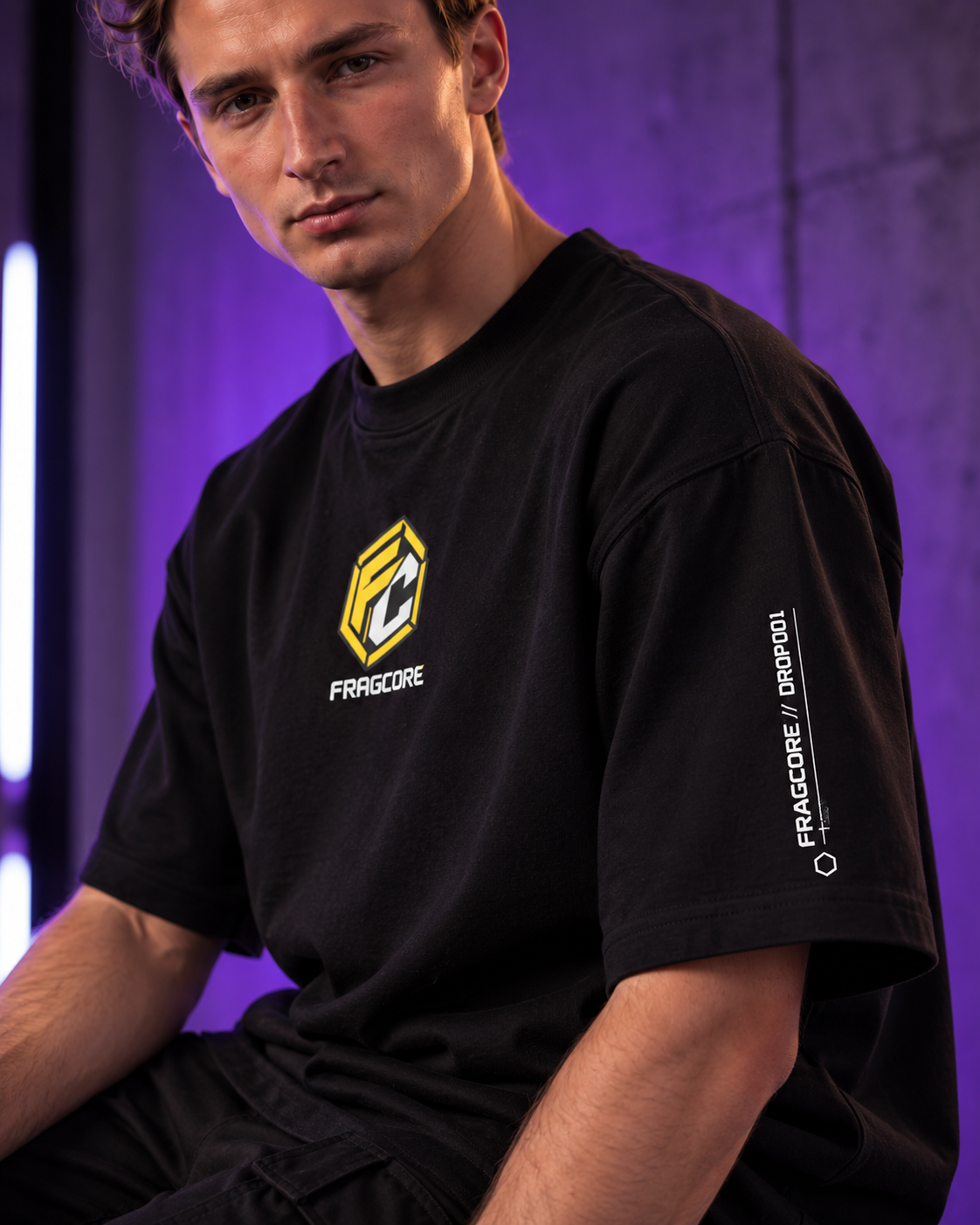 Playera Oversize FRAGCORE — FINAL ROUND