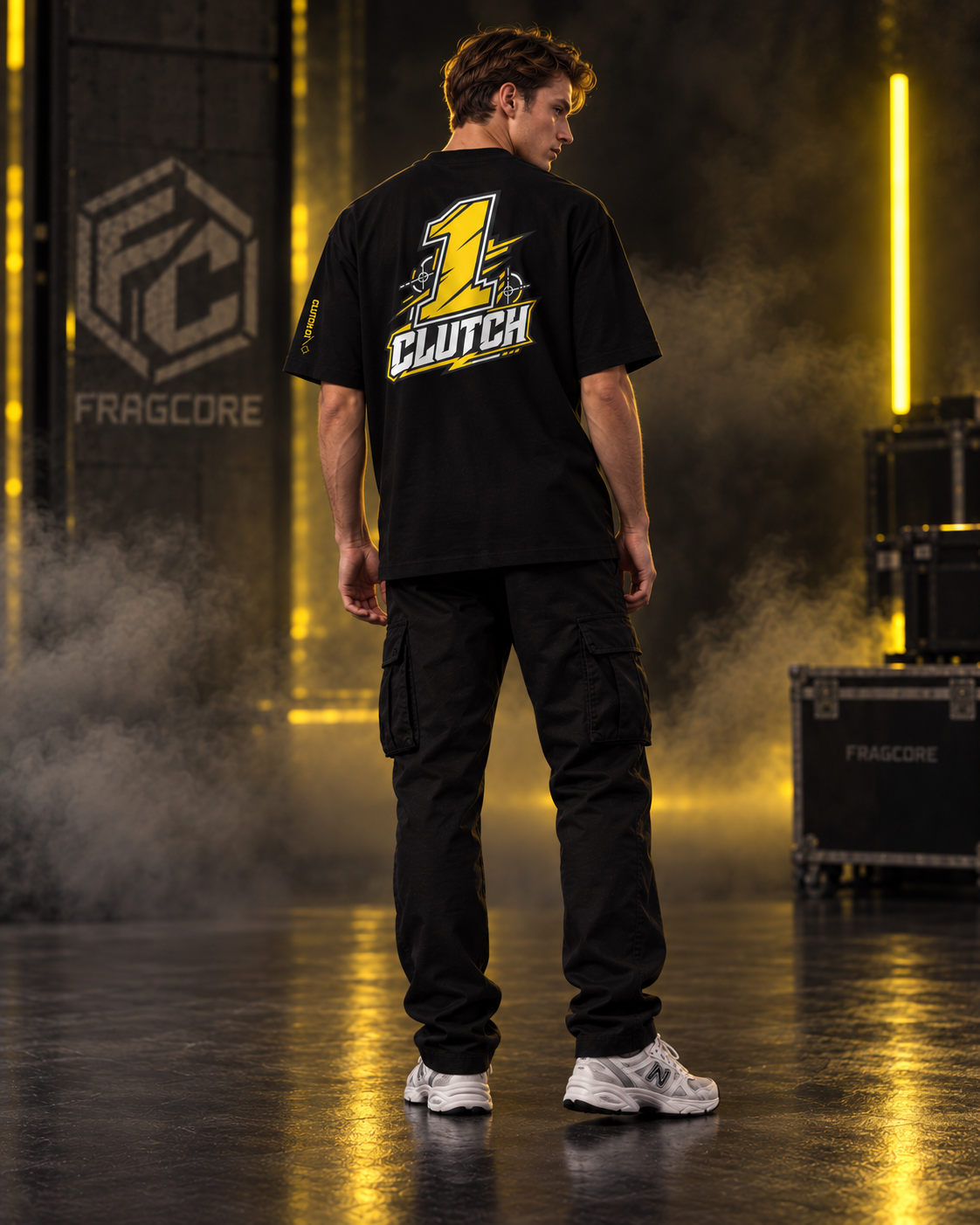 Playera Oversize FRAGCORE — CLUTCH 01