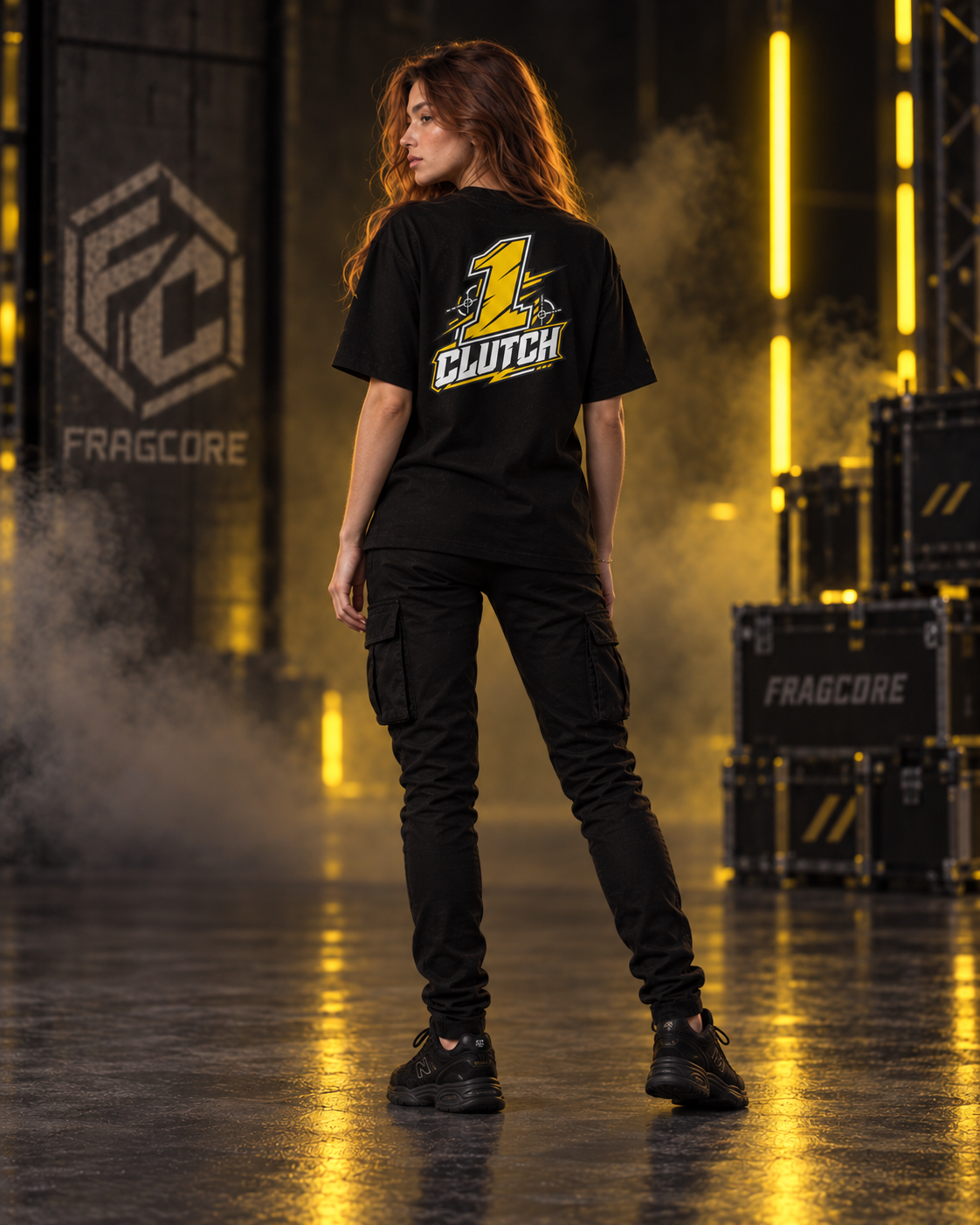 Playera Oversize FRAGCORE — CLUTCH 01