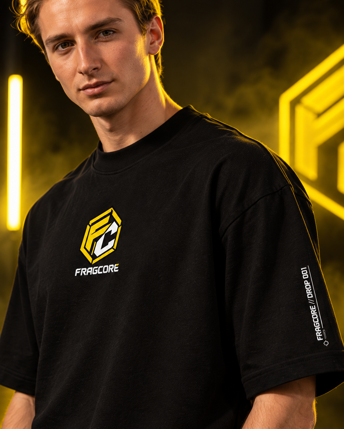 Playera Oversize FRAGCORE — CORE MARK