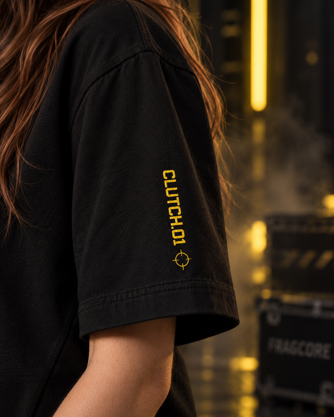 Playera Oversize FRAGCORE — CLUTCH 01