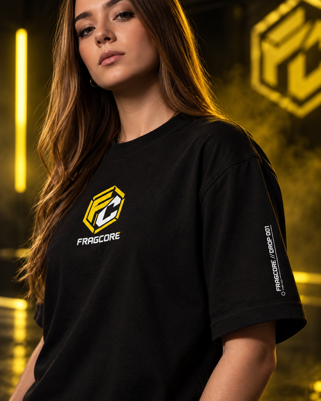 Playera Oversize FRAGCORE — CORE MARK