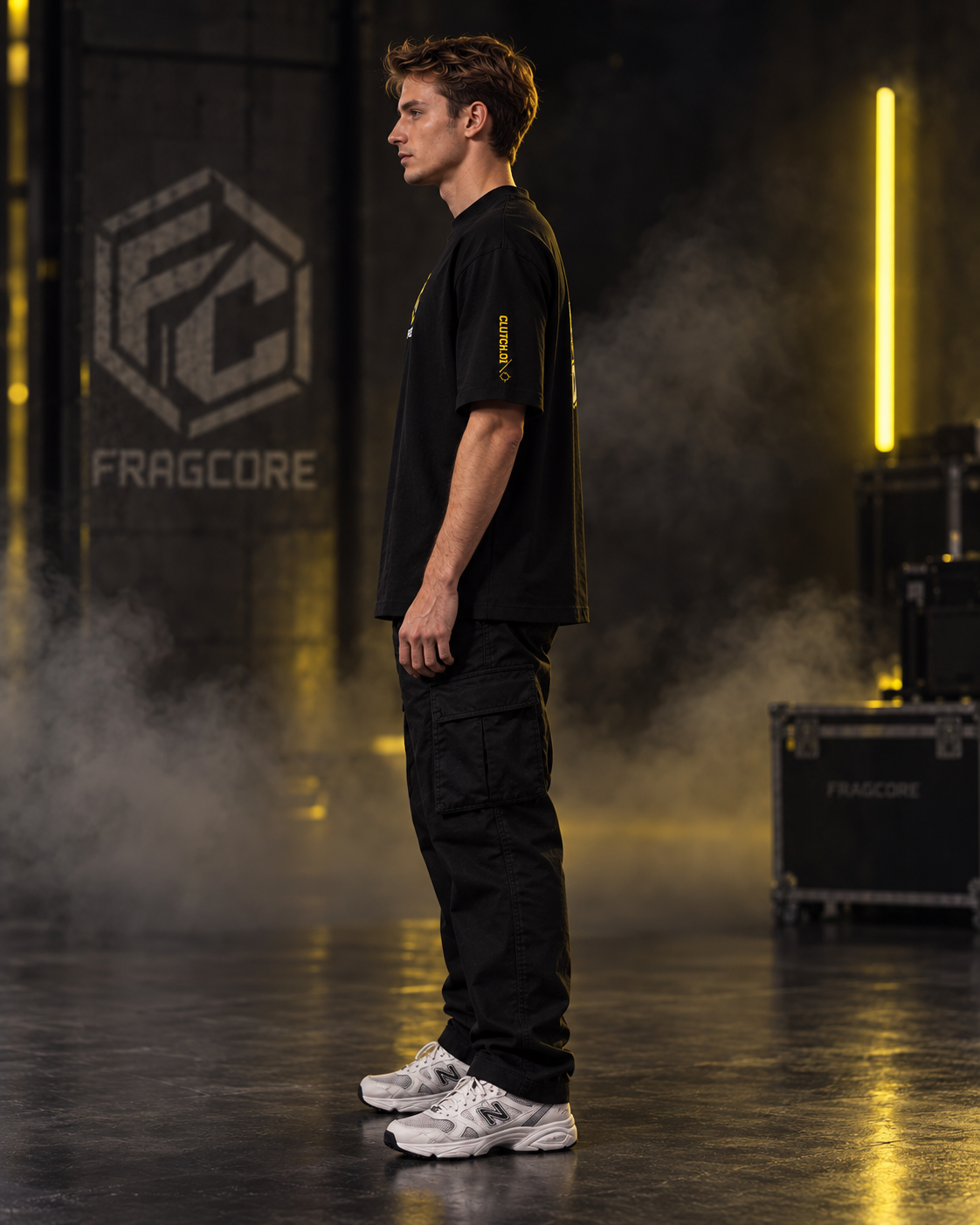 Playera Oversize FRAGCORE — CLUTCH 01